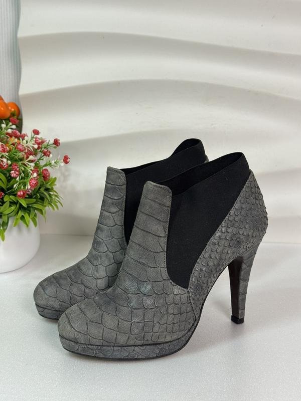 Women Abro Ankle Boots Grey Leather 35