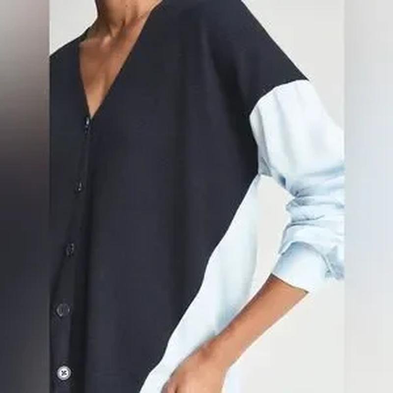 Donna Reiss Maglione Blu Viscosa L