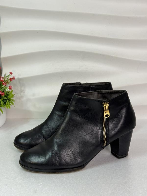 Women Tamaris Ankle Boots Black Leather 40