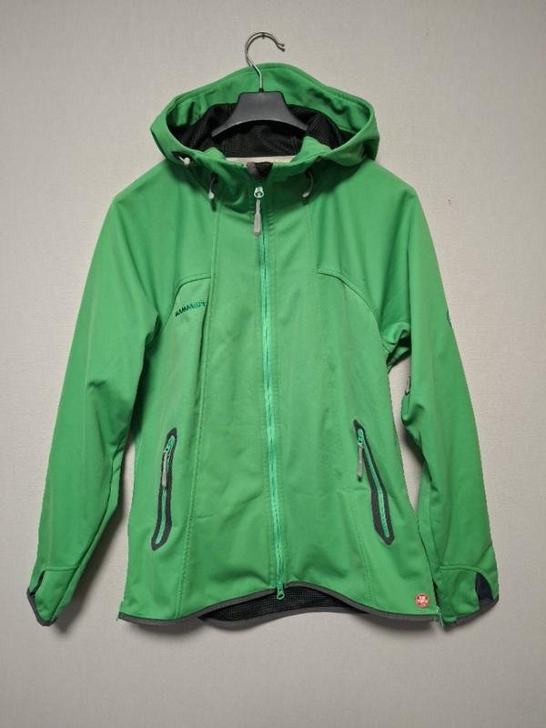 Damen Mammut Jacke Grün Softshell M