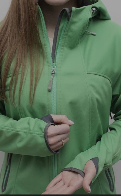 Damen Mammut Jacke Grün Softshell M