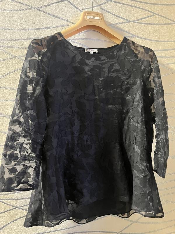 Femme Reiss Chemisier Noir Dentelle 36