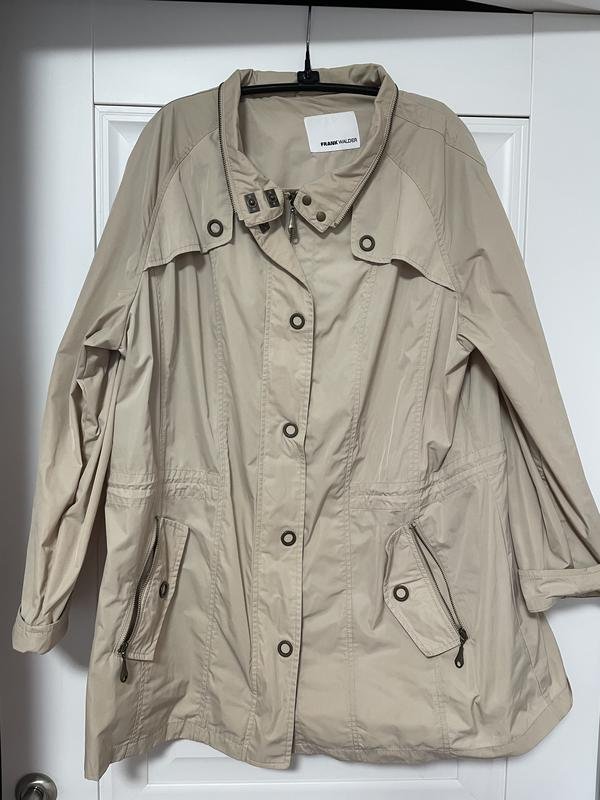 Damen Jacke Beige Polyester 54