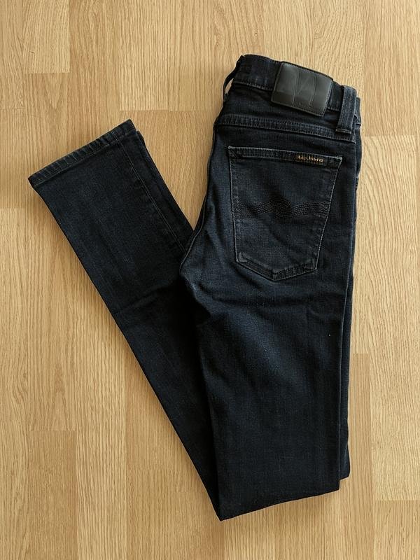 Мужские Nudie Jeans Джинсы Чёрный Джинс Другой