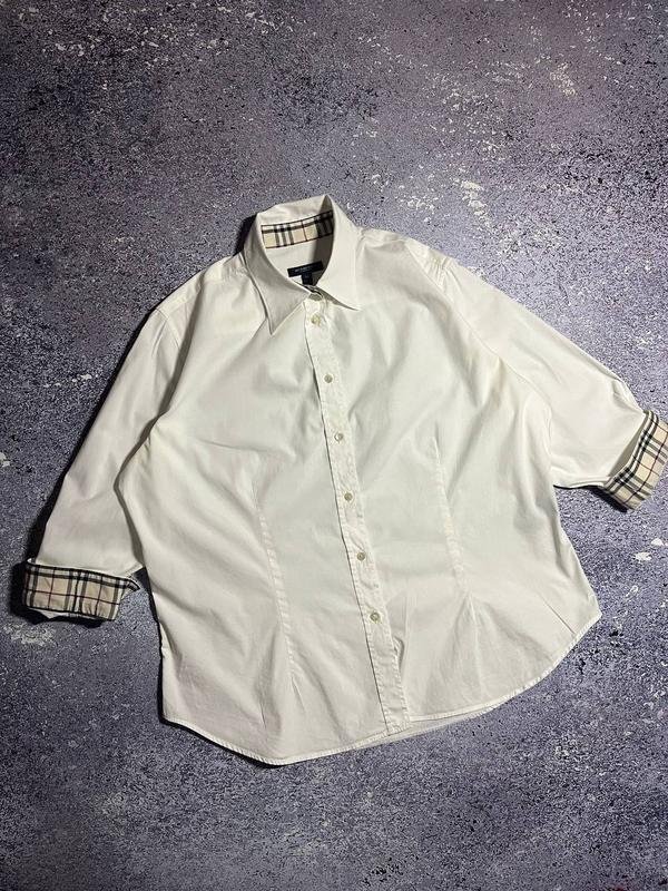Женская Burberry Рубашка Белая Хлопок L