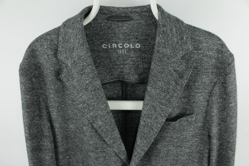 Herren Circolo 1901 Sakko Grau Wolle Seide L
