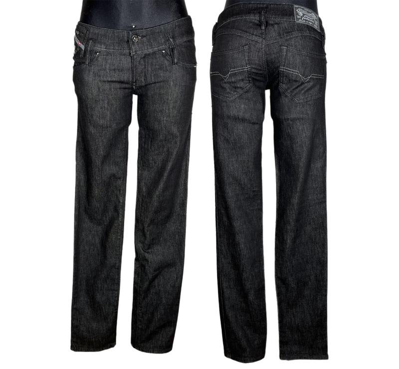 Женские Diesel Джинсы Чёрный Хлопок 25