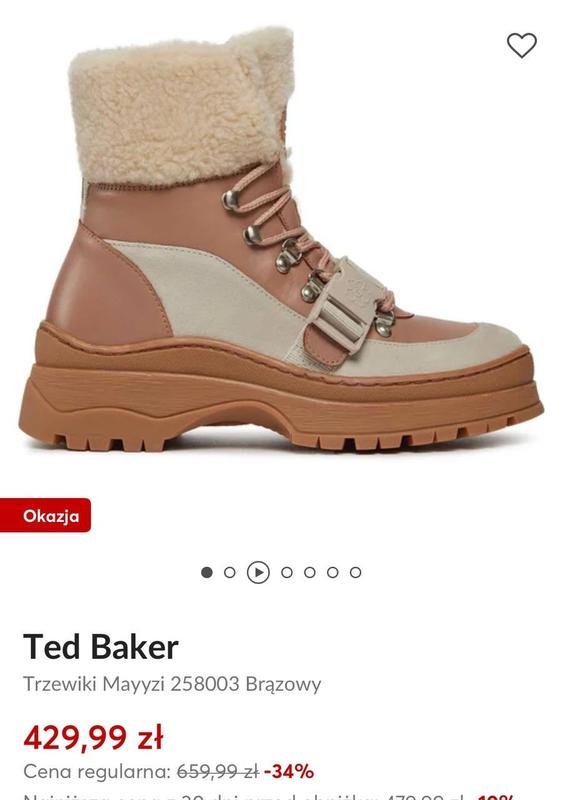 Women Tad Baker Boots Beige 37