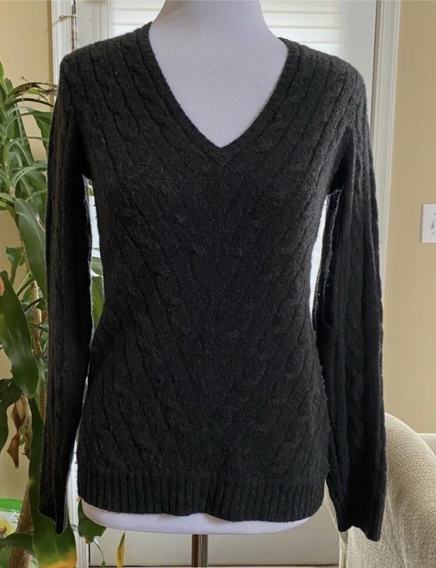 Femme Ralph Lauren Pull Gris Cachemire S