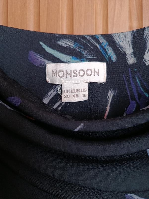 Женское Monsoon Платье Чёрный Полиэстер XL
