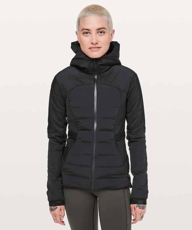 Damen Lululemon Jacke Schwarz Nylon XXS