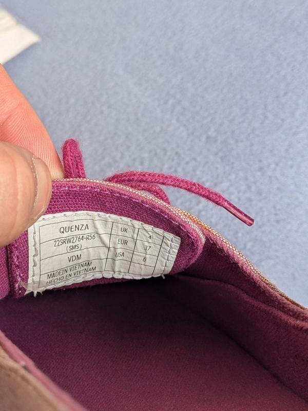 Женские Lacoste Балетки Фиолетовый Текстиль 37