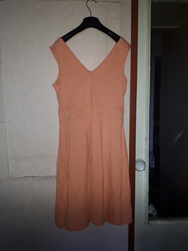 Damen Patagonia Kleid Koralle Baumwolle L
