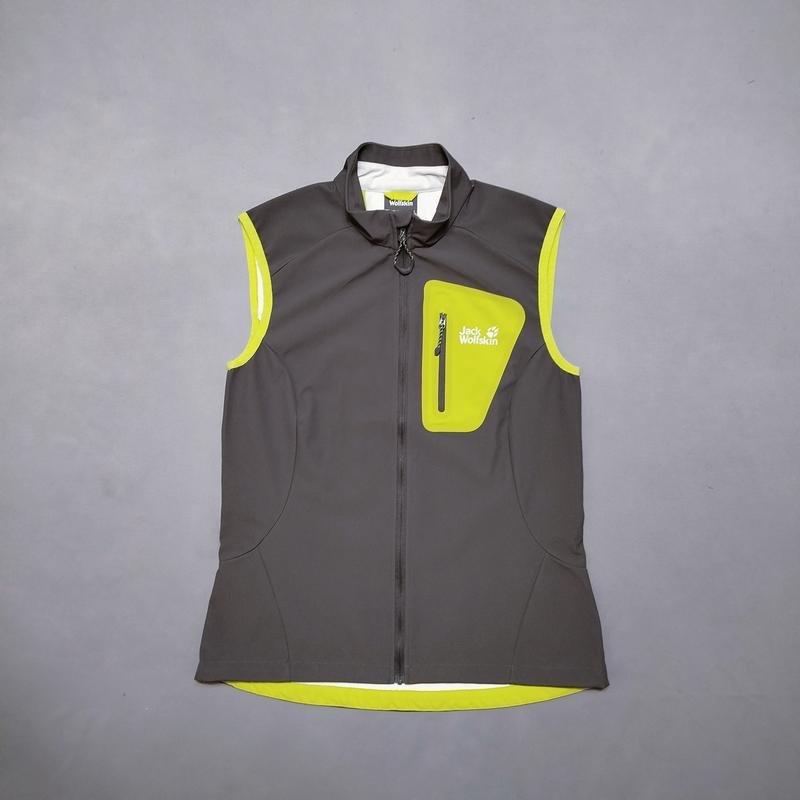 Donna Jack Wolfskin Gilet Grigio