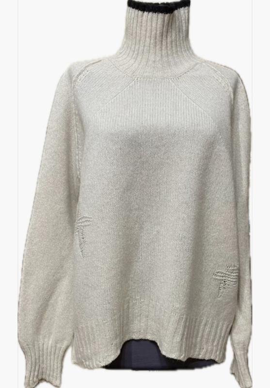 Donna Zadig & Voltaire Maglione Beige Lana M