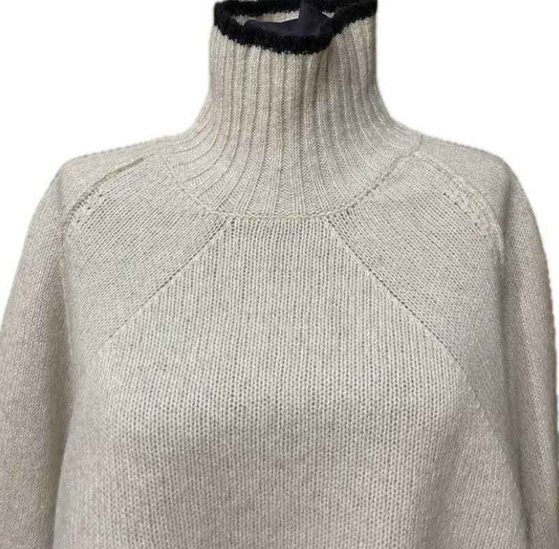 Donna Zadig & Voltaire Maglione Beige Lana M