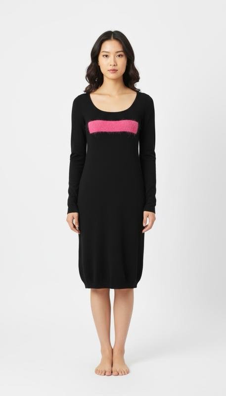 Femme Sonia Rykiel Robe Noire Laine S