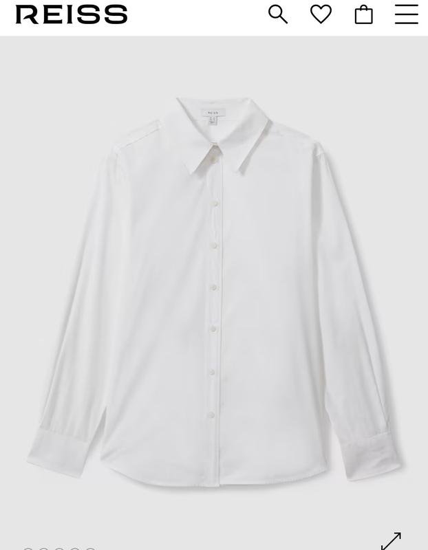 Femme Reiss Chemise Blanche Coton S