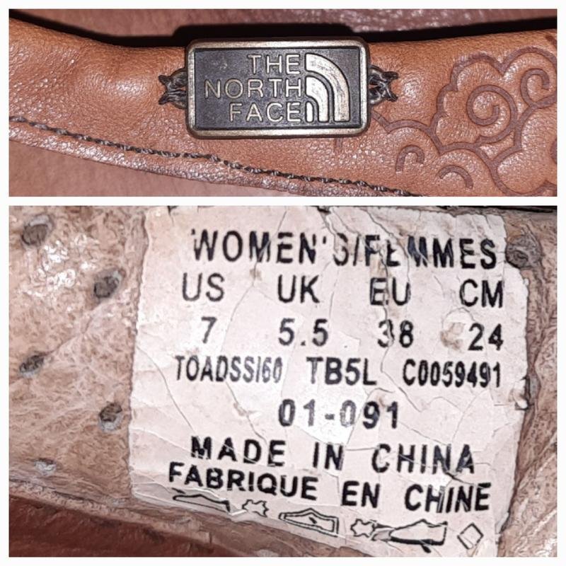 Damen The North Face Sandalen Orange Leder 36.5