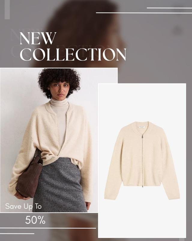 Женский Marc O'Polo Свитер Белый Шерсть XS