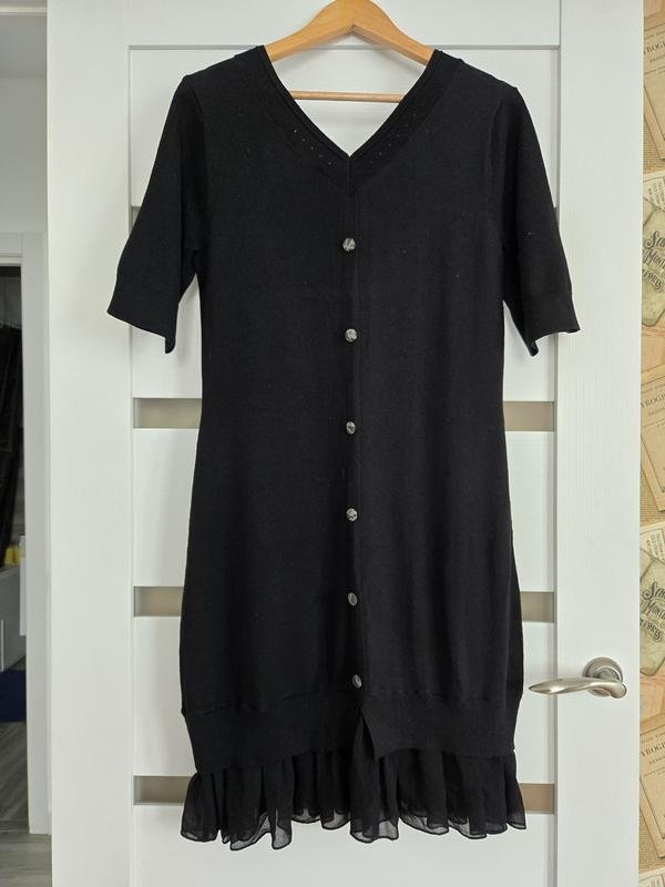 Damen Intimissimi Kleid Schwarz Strick M