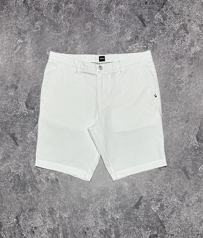 Men Boss Shorts White 34