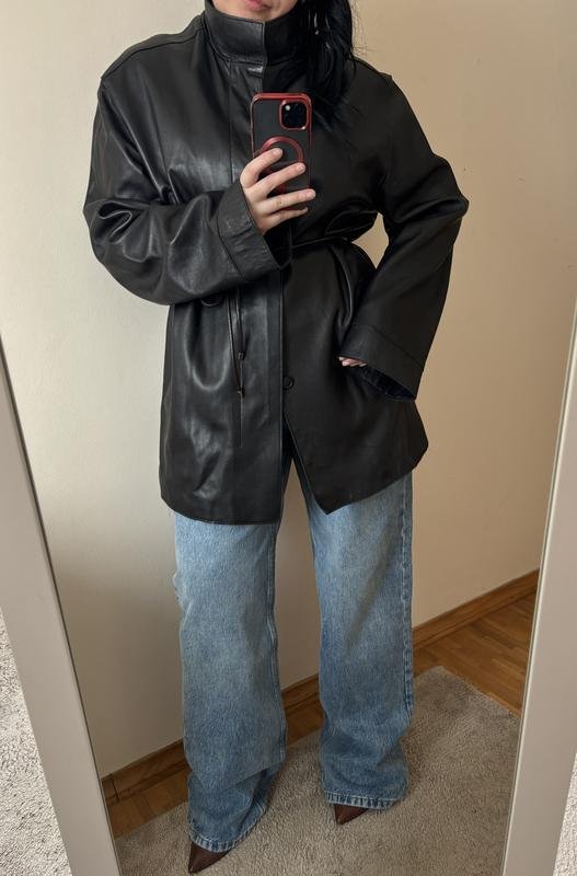 Femme Reiss Veste Noire Cuir L