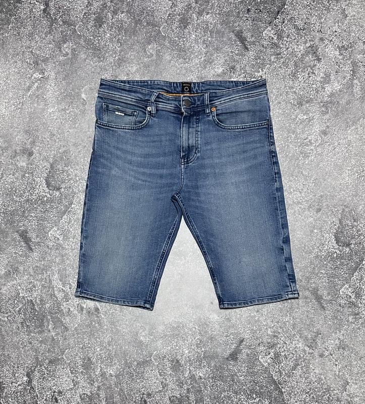 Men Boss Shorts Navy Denim 32