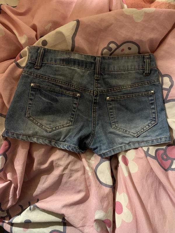 Femme Shorts en Jean Bleu Marine Autre