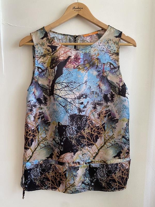 Women Hugo Boss Shirt Navy Viscose S