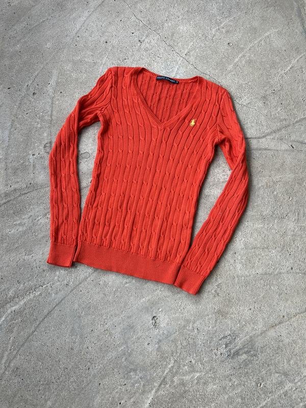 Femme Ralph Lauren Pull Rouge M