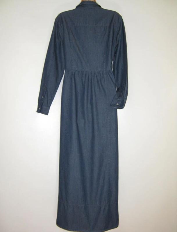 Femme Laura Ashley Robe Bleu Marine Coton M