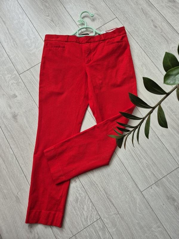 Femme Banana Republic Pantalon Rouge Coton 38