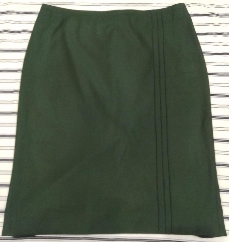 Женская Юбка Зелёный Полиамид 44