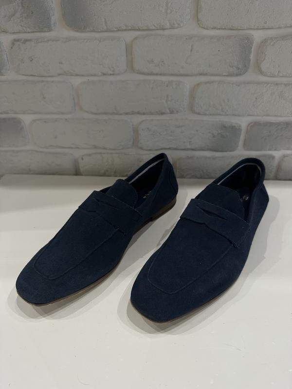 Мужские Dune Ботинки Тёмно-синие Замша 43