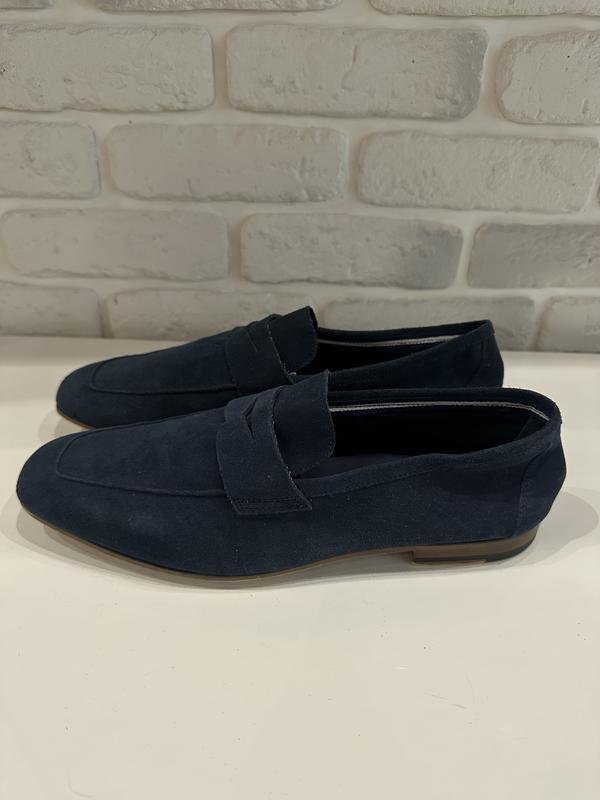 Мужские Dune Ботинки Тёмно-синие Замша 43