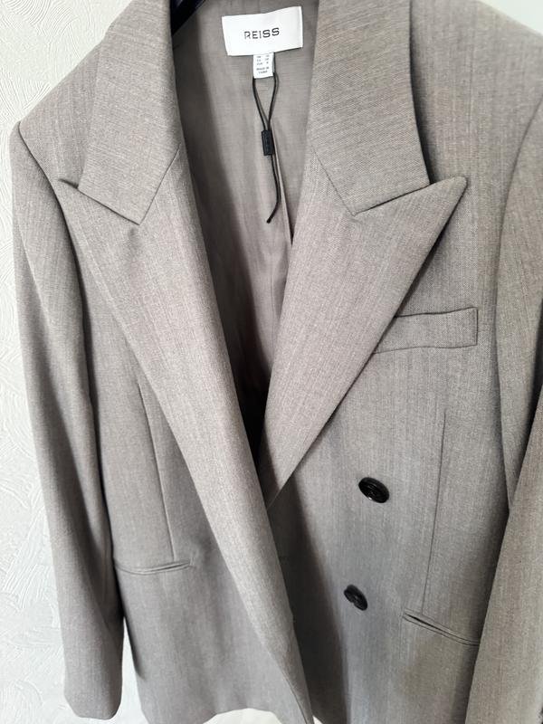 Femme Reiss Blazer Gris Coton M