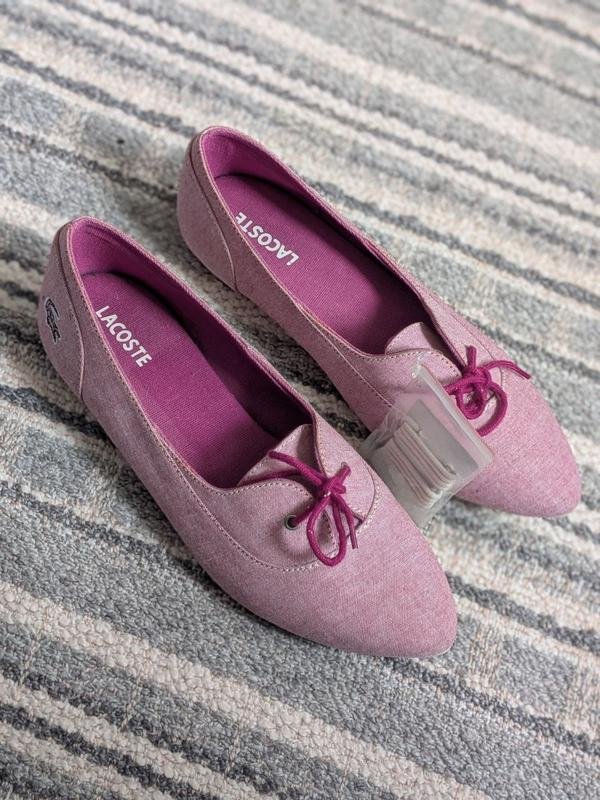 Femme Lacoste Talons Violet Textile 37