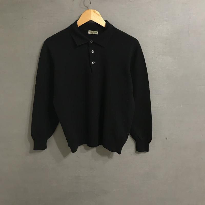 Мужской Gran Sasso Свитер Чёрный Шерсть M