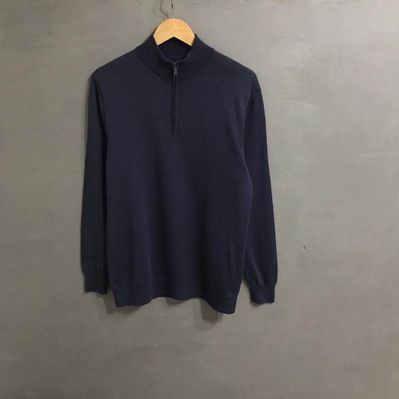 Мужской Paul Costelloe Свитер Тёмно-синий Шерсть M