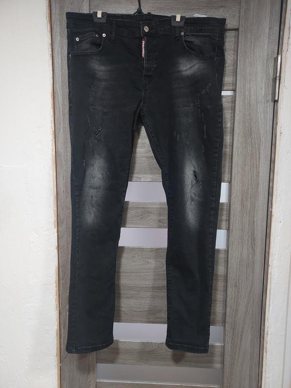 Мужские Dsquared² Джинсы Серый Джинс 52