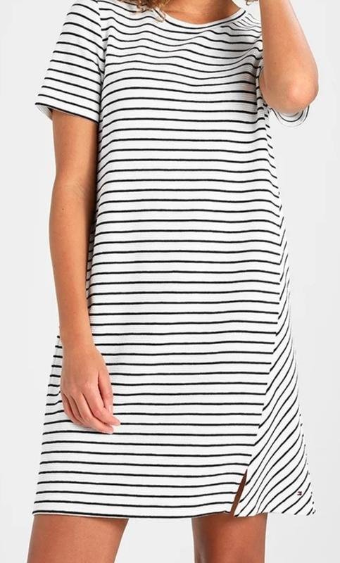 Donna Tommy Hilfiger Abito Bianco Cotone XS