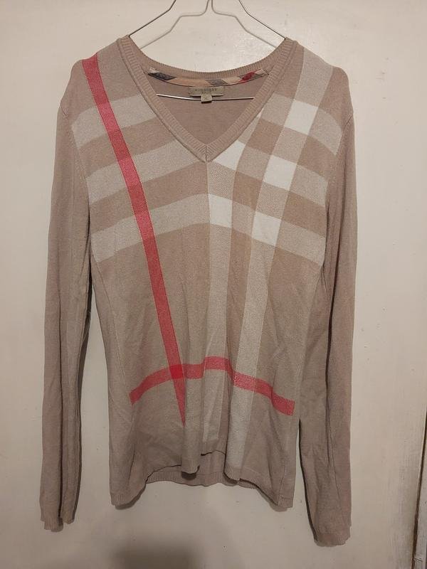 Женский Burberry Джемпер Разноцветный Вискоза XL