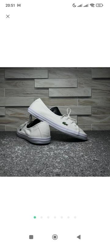 Женские Lacoste Мокасины Белые 38