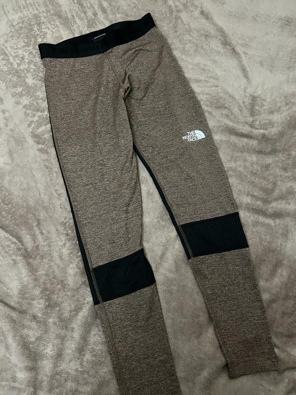 Women The North Face Leggings Brown M