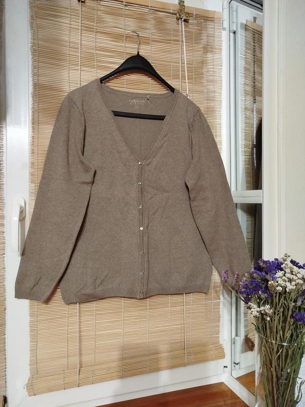 Damen Baumwollpullover Beige XL