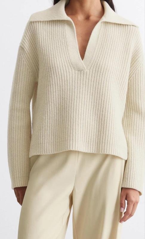 Damen Marc O'Polo Pullover Weiß Wolle M