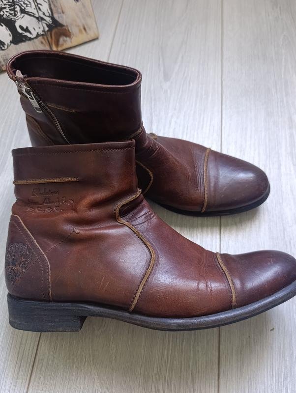 Мужские Blackstone Ботинки Коричневый Кожа 41