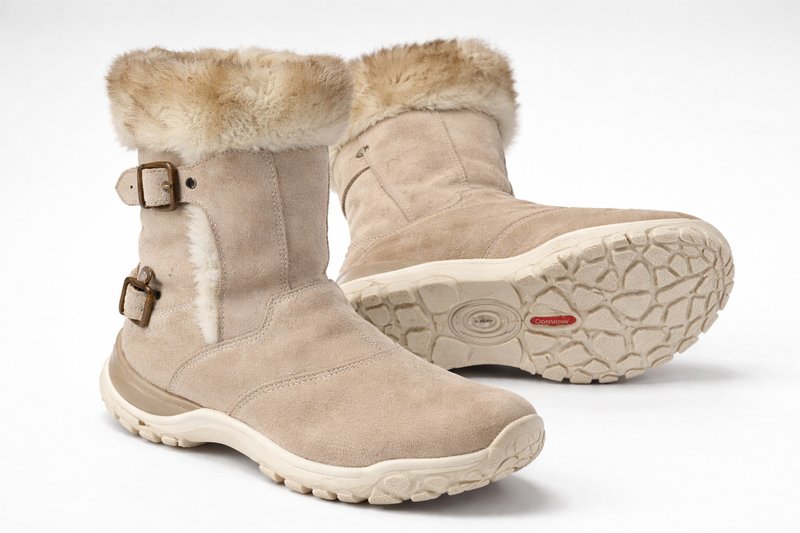 Donna Salomon Stivali Beige Camoscio 42.5