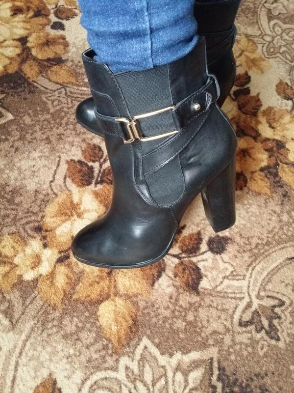 Donna ALDO Stivaletti Neri Pelle 38